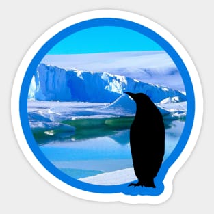 Lonely penguin Sticker